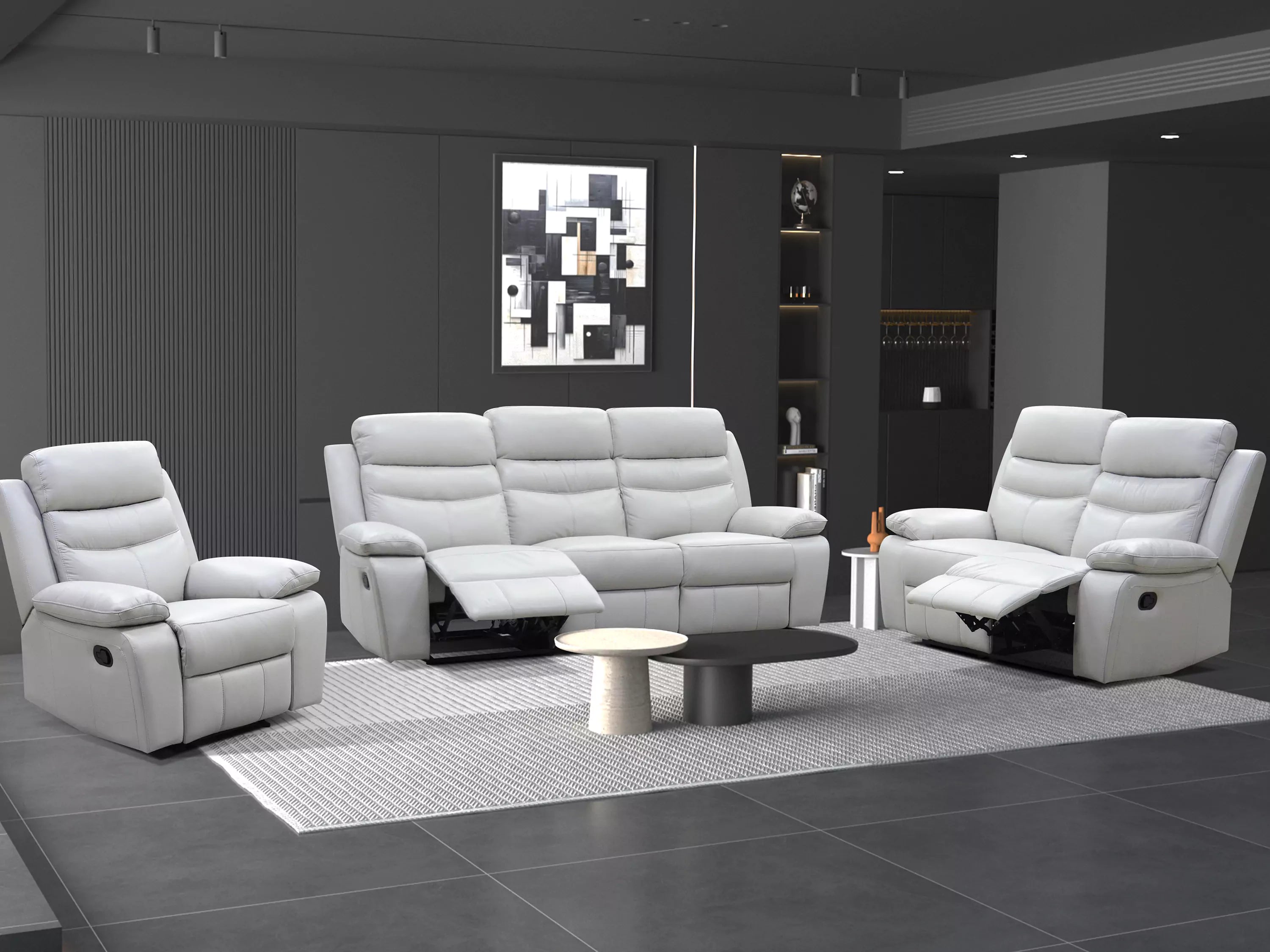 Allison Leather Recliner Lounge