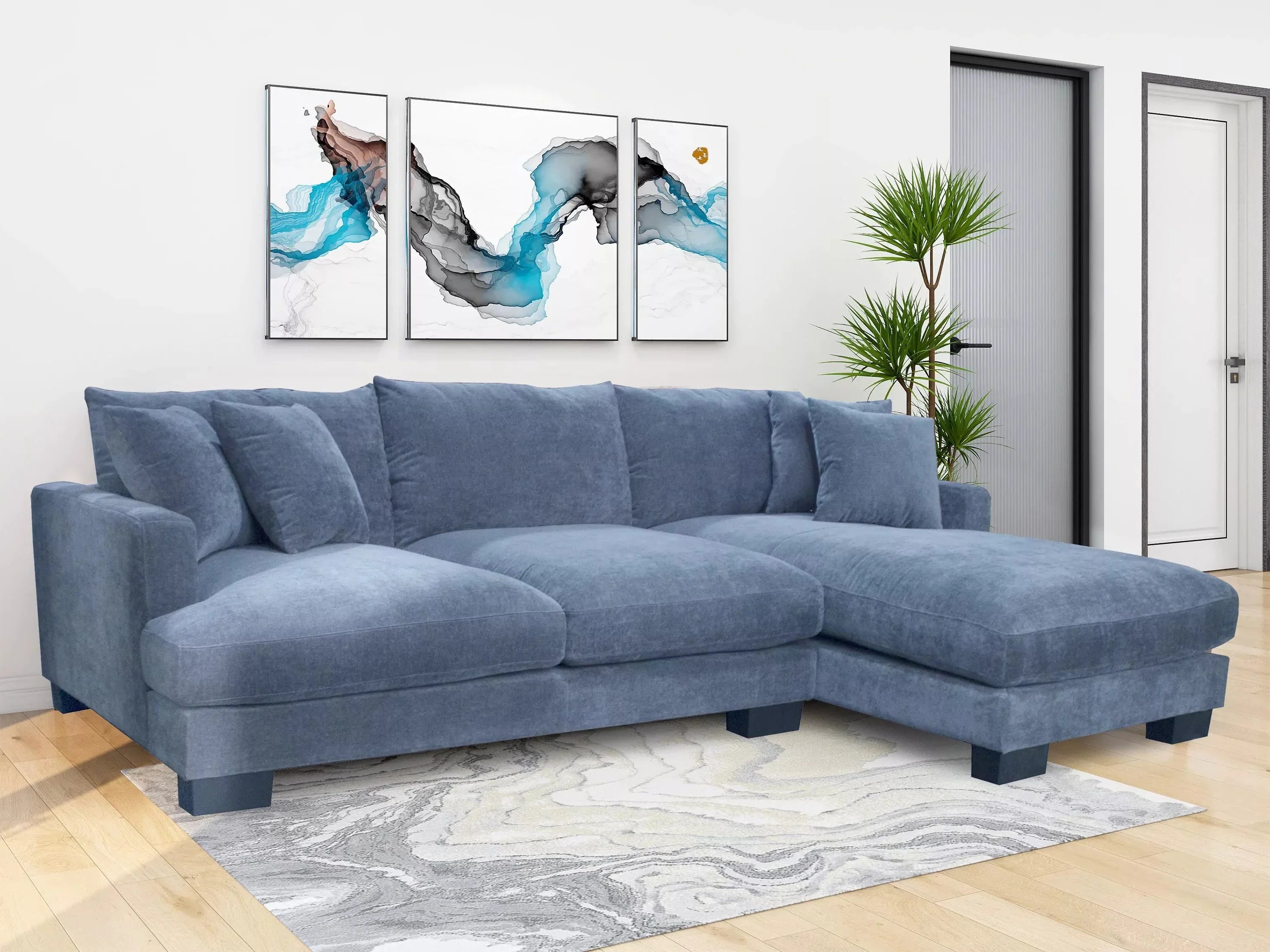 Radcliffe Fabric Chaise & Modular