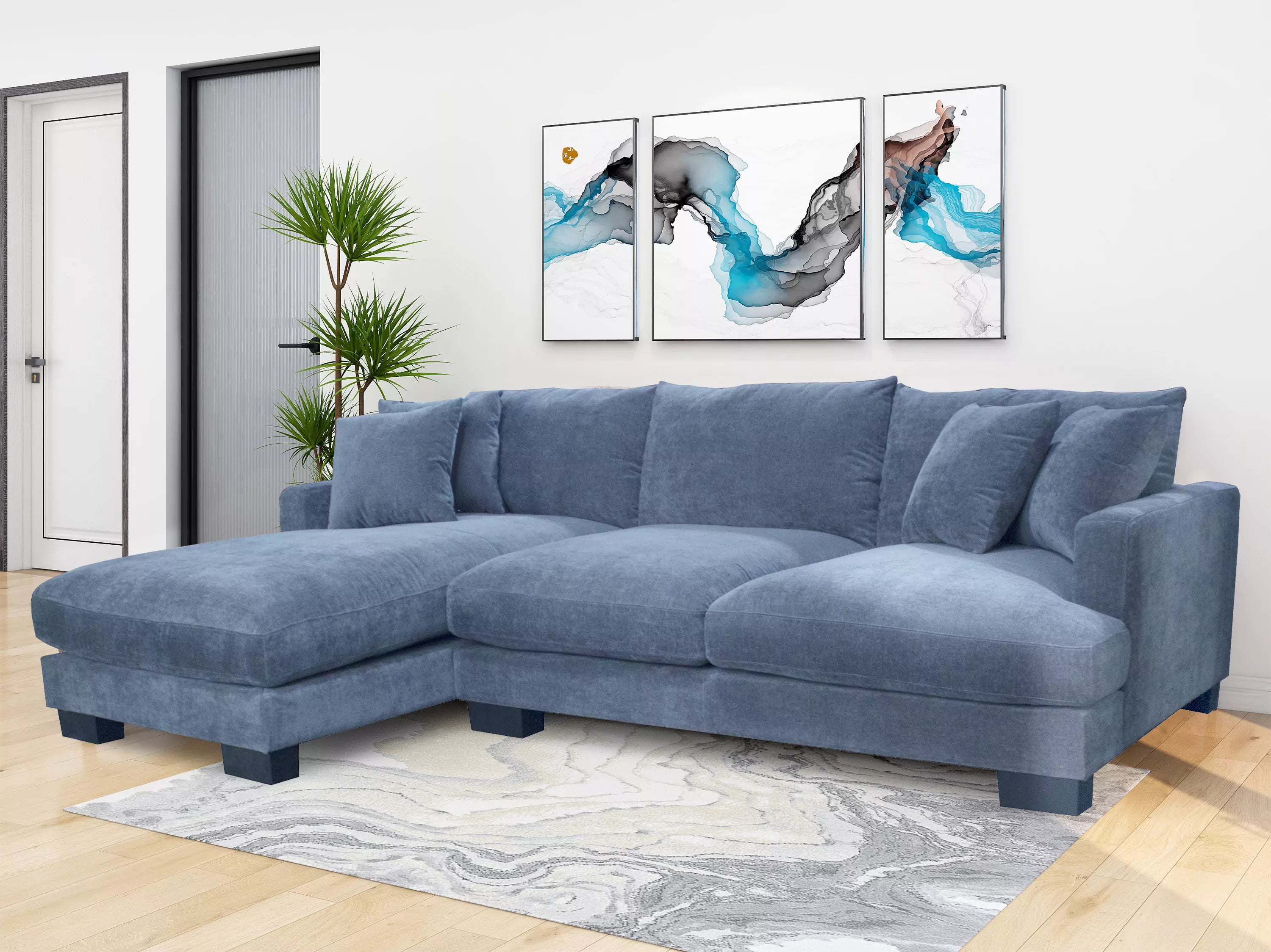 Radcliffe Fabric Chaise & Modular