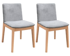 Sally Fabric Dining Chairs (Set of 2)