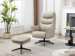Robert Swivel Recliner Chair with Stool