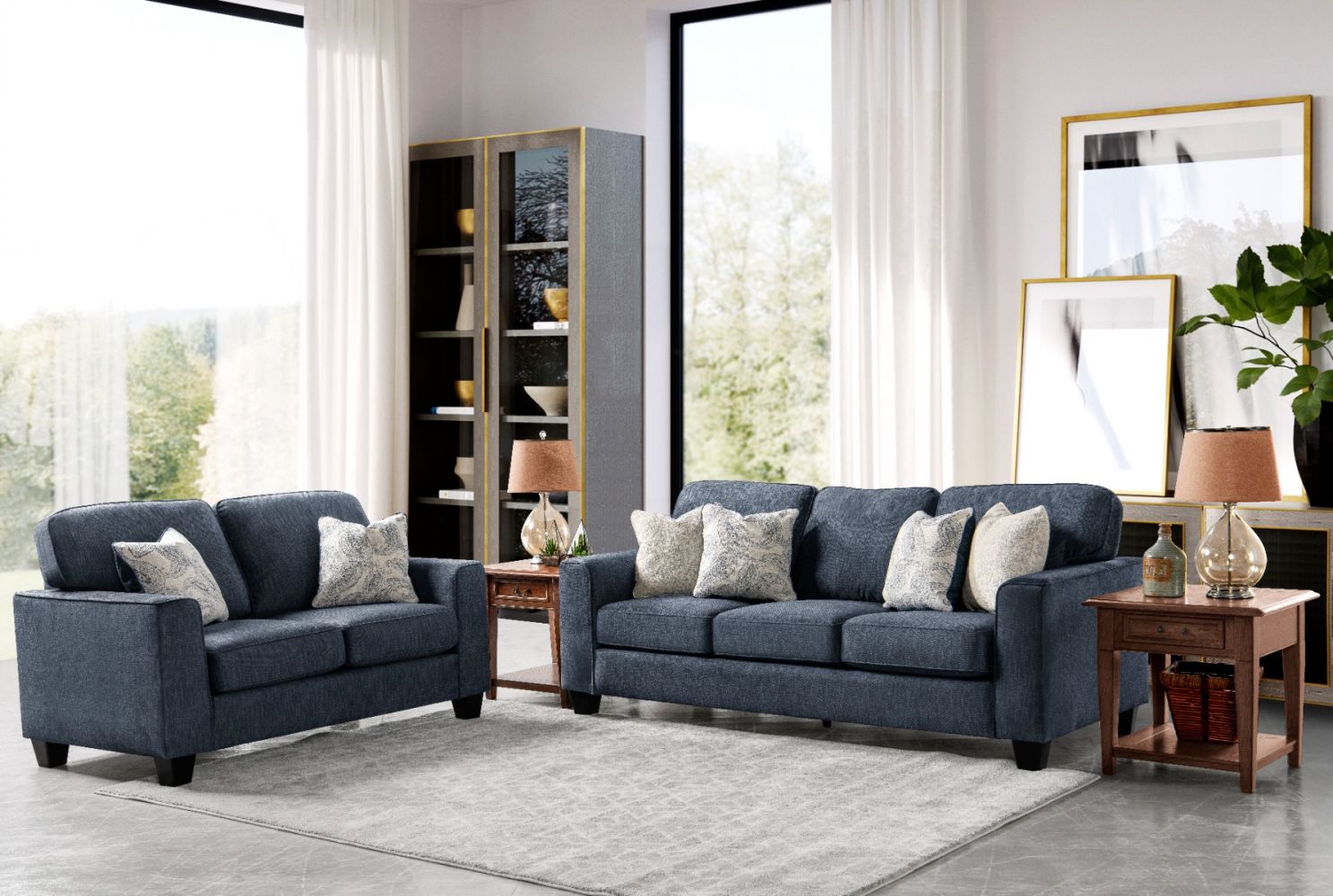 Bridgewater Fabric Lounge & Sectional