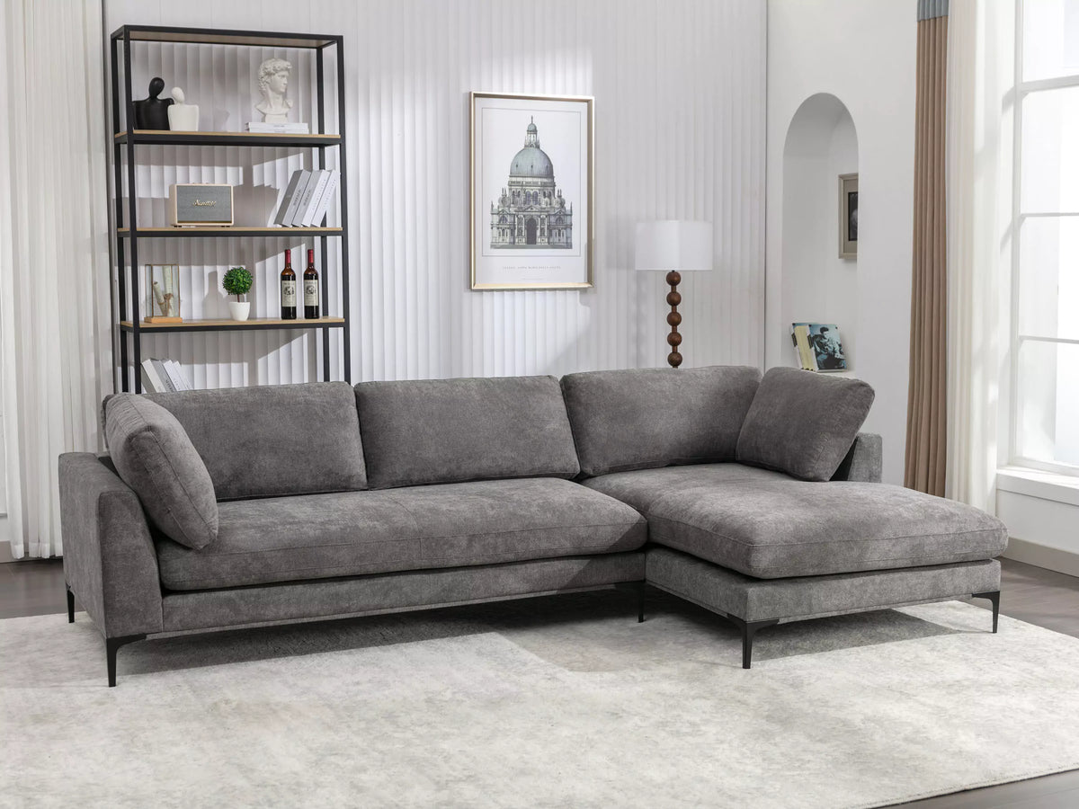 Bonnie 3 Seater Fabric Chaise